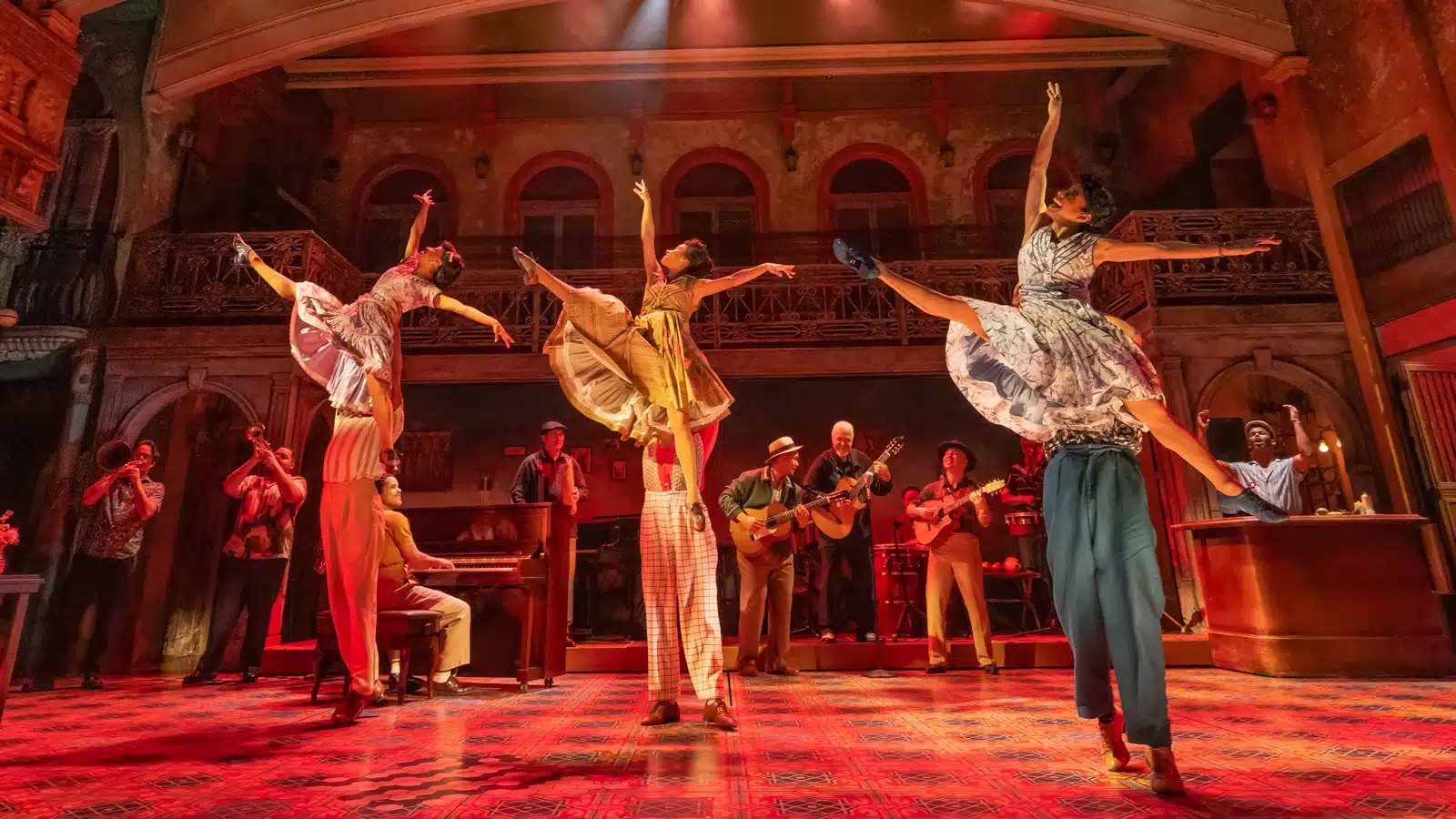 Musicians performing on stage during Buena Vista Social Club at the Walt Disney Theater