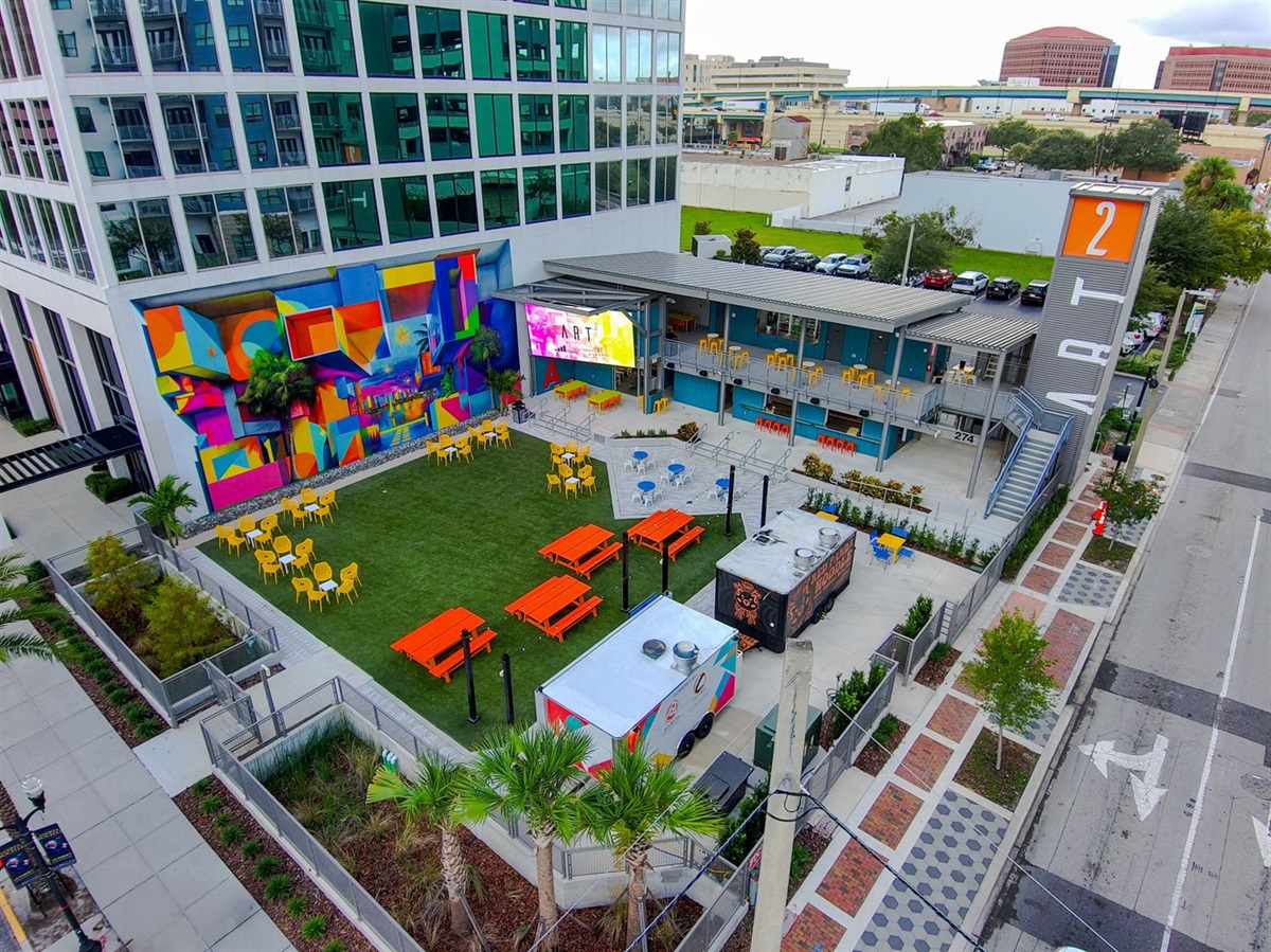 Art² food hall in downtown Orlando